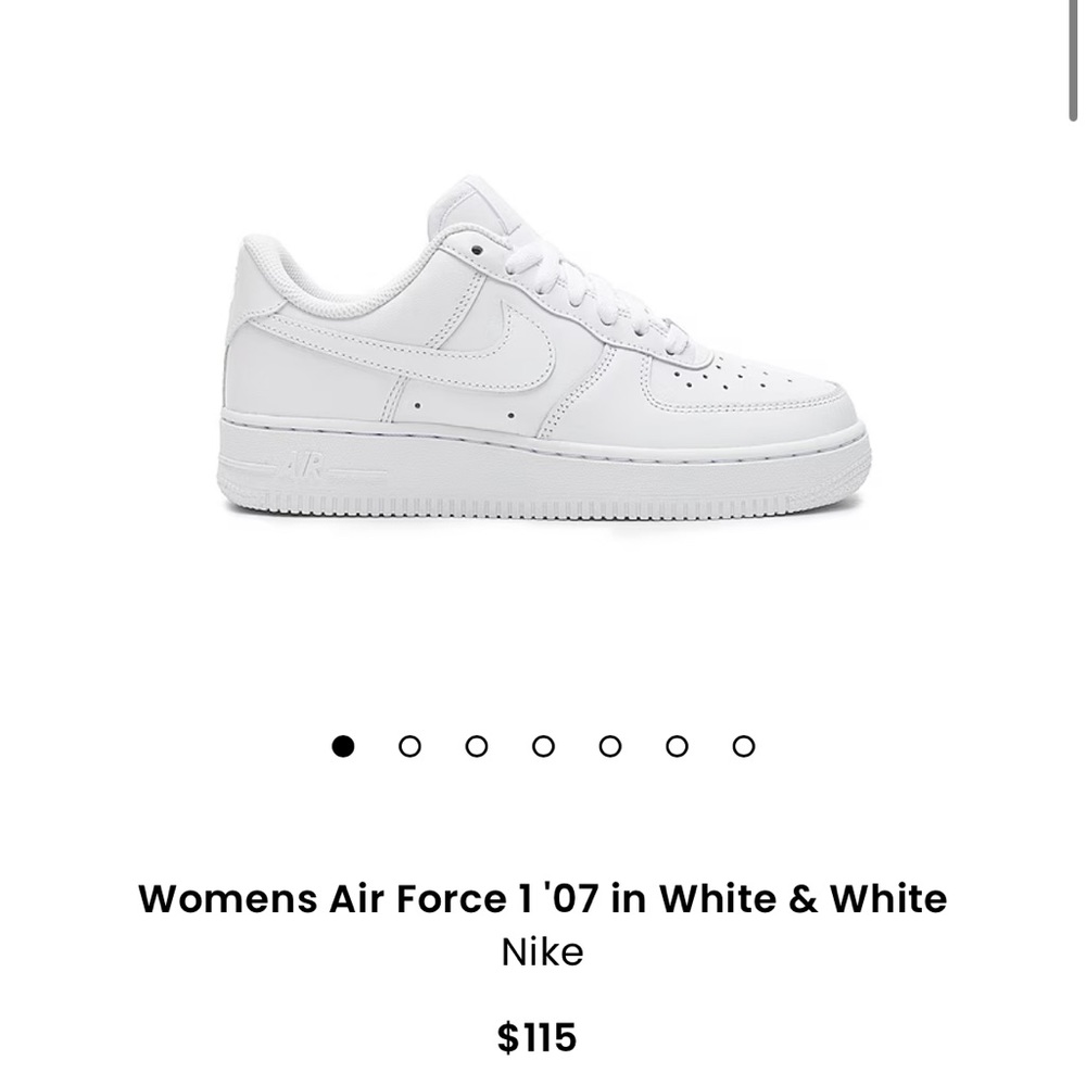 Womens Nike Air Force One Sneakers White